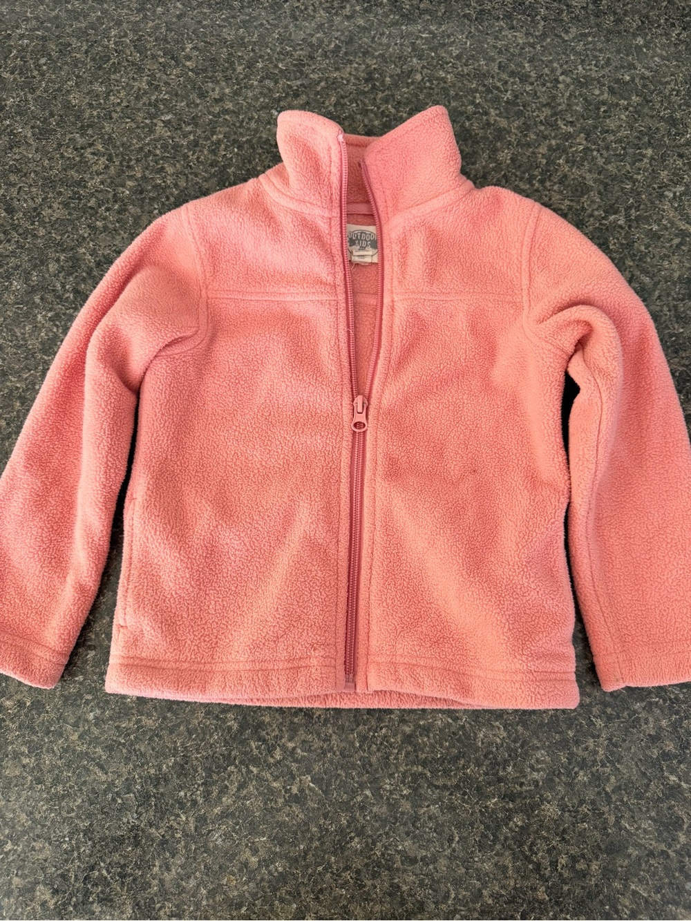 ⭐️Outdoor Kids - Girls' Pink Fleece Zip Jacket